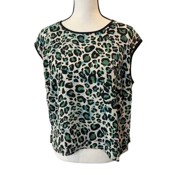 Cabi Women’s Sleeveless Leopard Print Top Size M - Picture 1 of 5